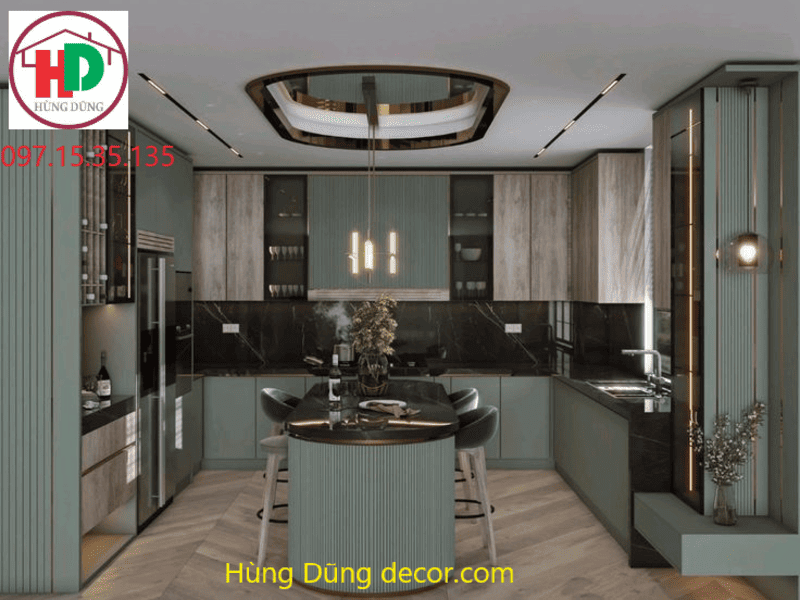báo giá tủ bếp Melamine 2025