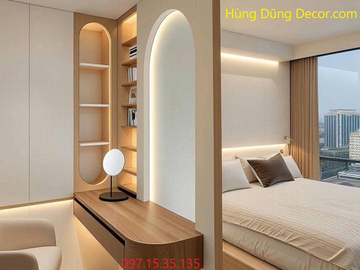 Nội thất chung cư tại Thủ Đức phong cách tối giản cho căn hộ 50m2