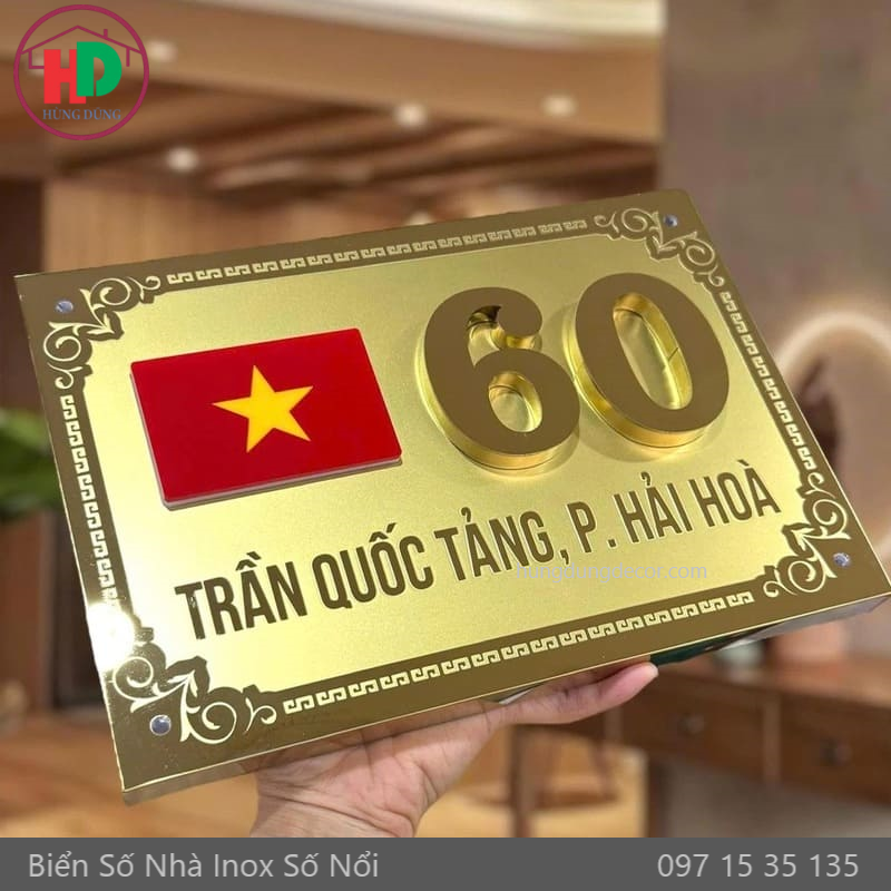 bảng tên nhà tại dĩ an