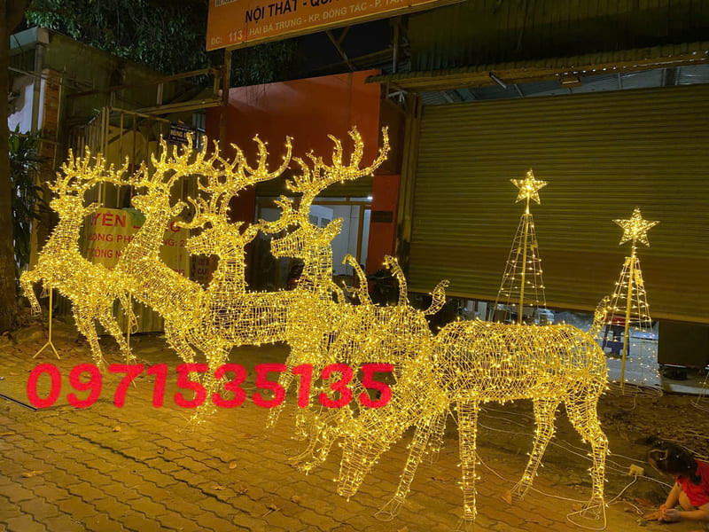 mô hình trang trí noel 2025