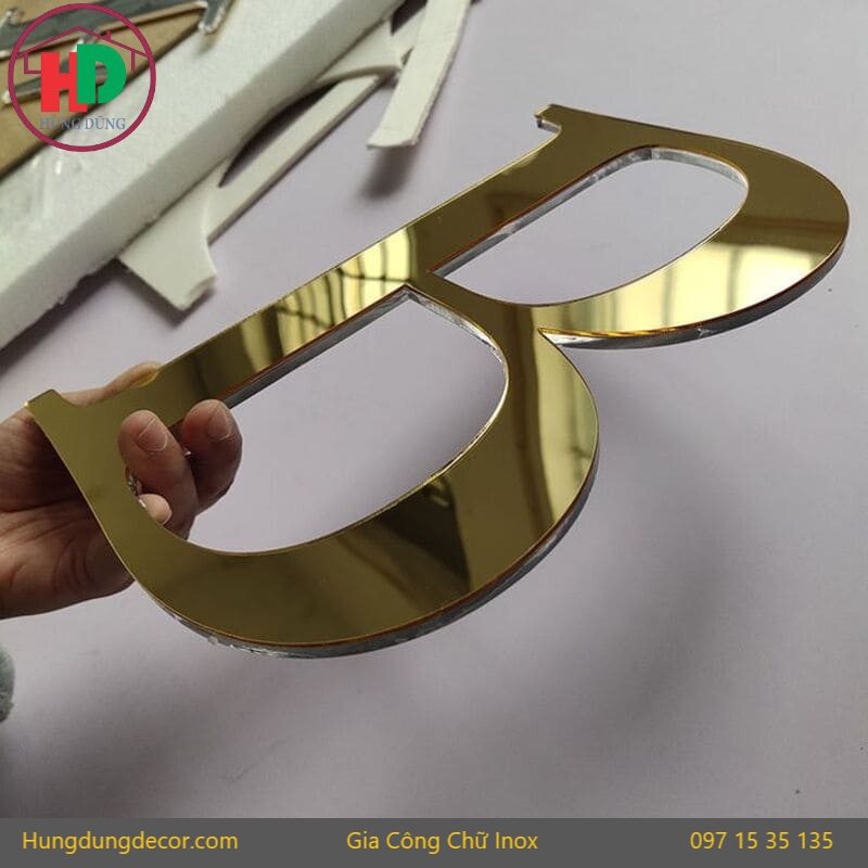 chữ inox vàng tại thủ đức