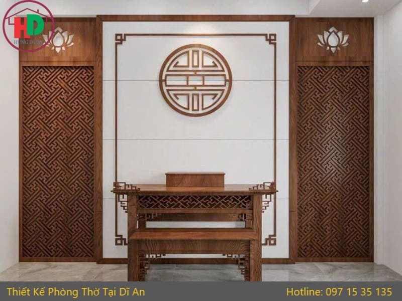 đóng phòng thờ tại dĩ an