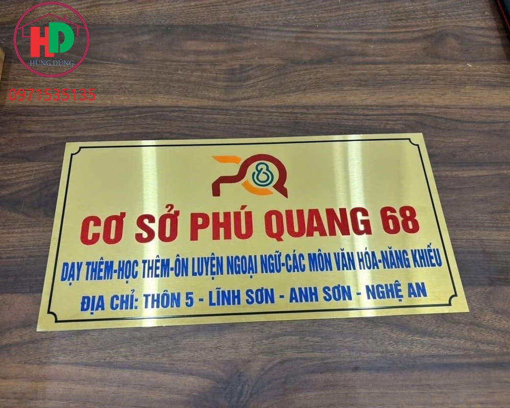 làm bảng số nhà tại vinh nghệ an