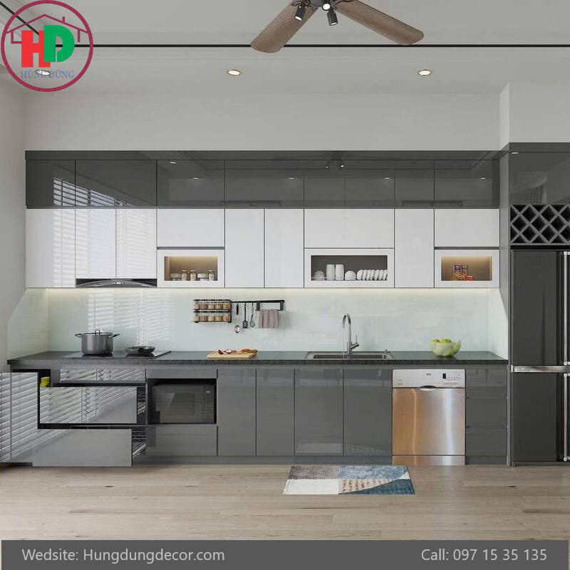 đóng tủ bếp hcm