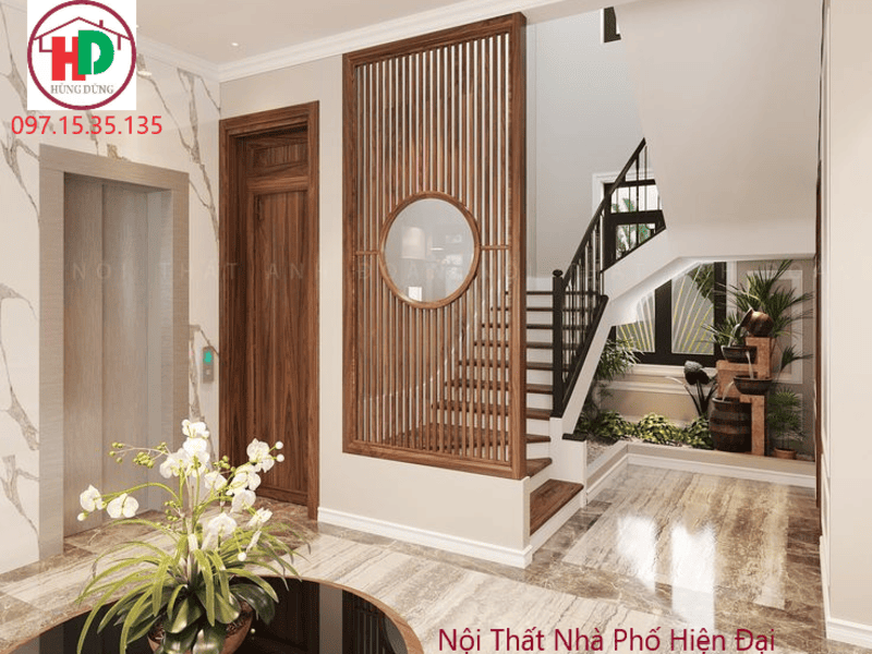 vách ngăn phòng thờ tại dĩ an