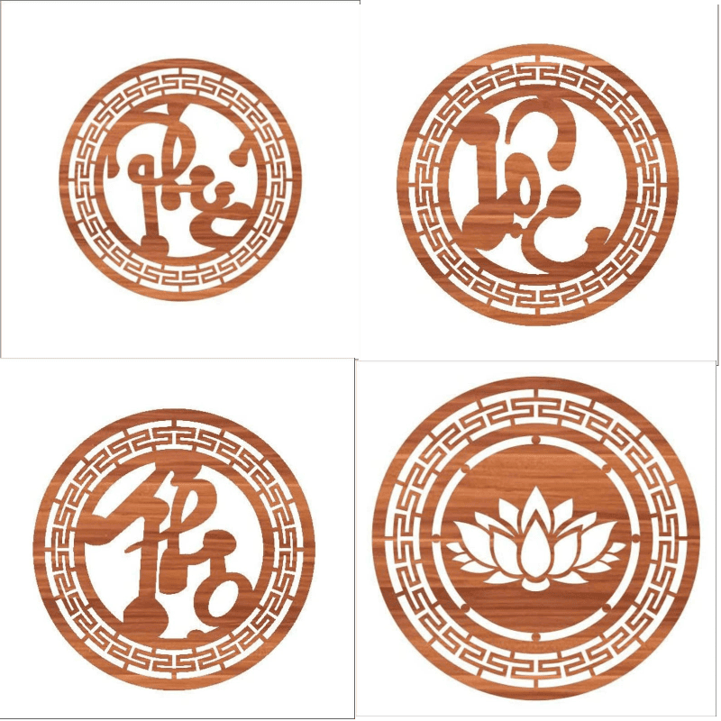 hoa văn phúc lộc thọ trang trí