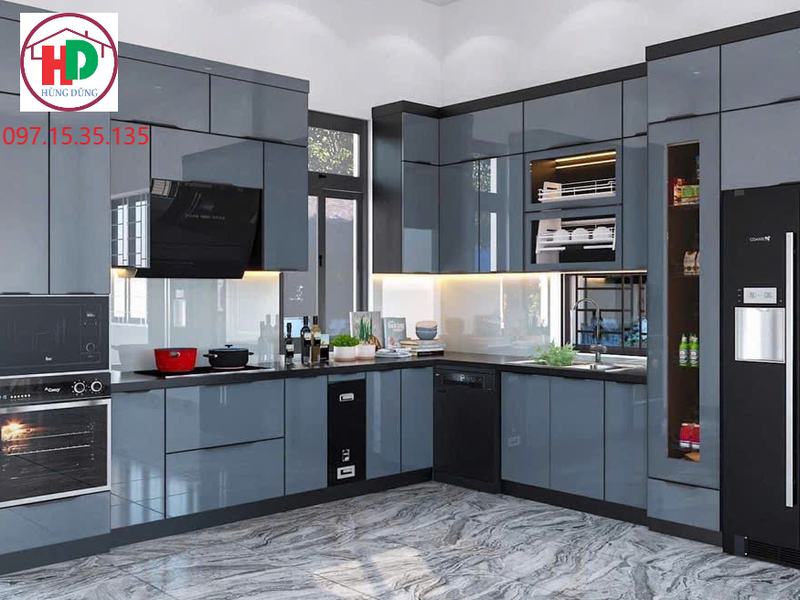 xưởng làm tủ bếp đẹp