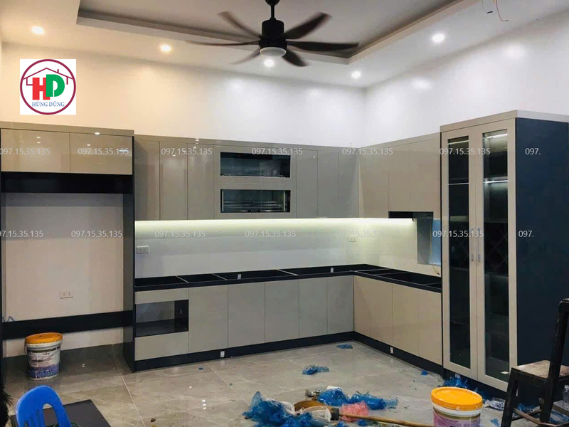 Giải pháp thiết kế tủ bếp thông minh – tiết kiệm diện tích