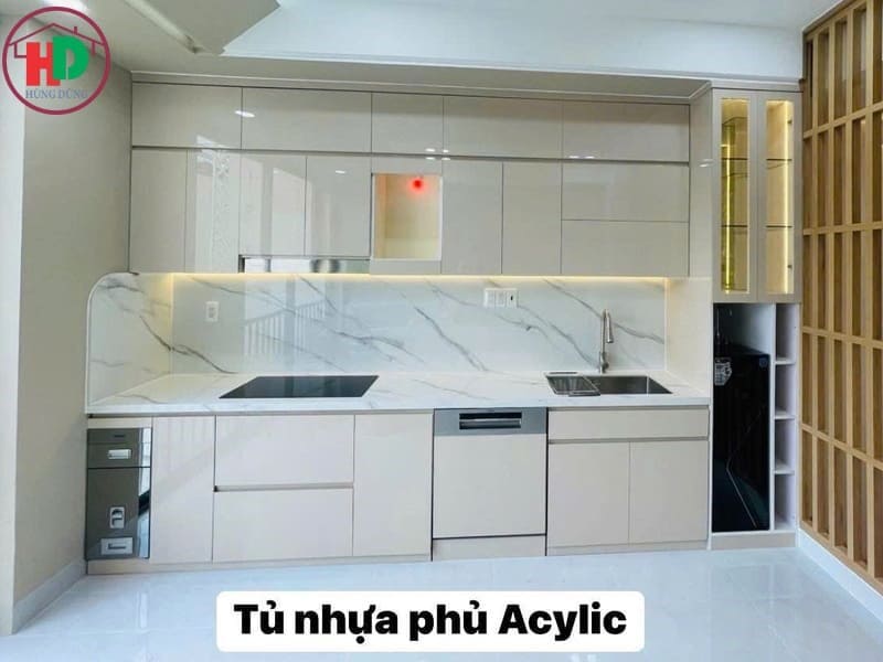báo giá tủ bếp kịch trần tại hùng dũng decor