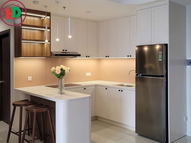 đóng tủ bếp theo yêu cầu