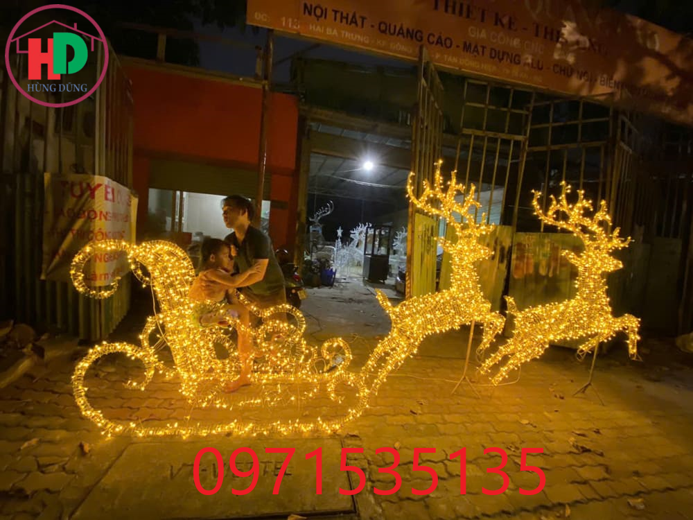 gia công con tuần lộc trang trí