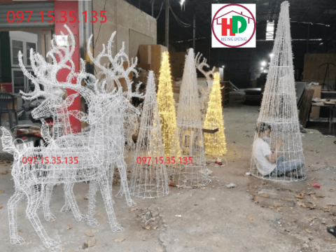 Bảng Báo Giá Mô Hình Tuần Lộc 2025 – Mới Nhất Từ Hùng Dũng Decor