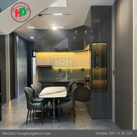 Đóng Tủ Bếp Gỗ Công Nghiệp Tại Quận 2