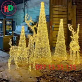Bán mô hình tuần lộc trang trí Noel tại Phú Quốc – Hùng Dũng Dec
