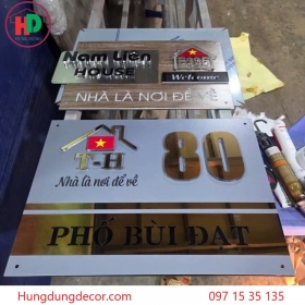 Làm Biển Số Nhà Giá Bao Nhiêu? Địa Chỉ Gia Công Uy Tín